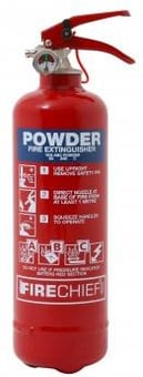 picture of Firemax 1kg Powder Extinguisher - ABC Fires Rated - [HS-FMP1]