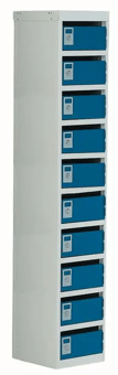 picture of Slingsby Post Box Lockers - 100mm High - Blue - 10 Boxes - [SLB-306615] - (LP)