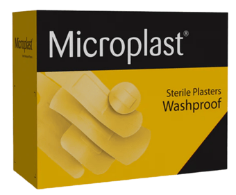 picture of Microplast Fingertip/Butterfly Washproof Plasters - Box of 50 - [CM-86927]