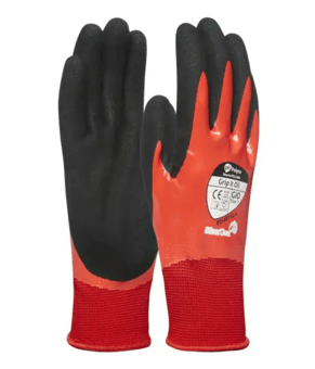 picture of Polyco Grip It Oil Dual Nitrile Coated Glove Red/Black - BM-GIO