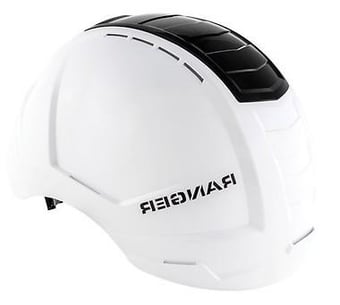 picture of Alpha Solway Ranger - White & Black Helmet with Crashbox Technology Integrated - [AL-RANGERWH(BK-C/Box)]