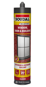 picture of Soudal Window Door & Building Silicone Sealant - TEAK 290ml - [DK-DKSD159306]