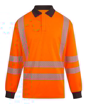 picture of Beeswift High Visibility ARC Flash Polo Shirt - Orange - BE-CARC161OR