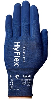 Picture of Ansell 11-819 HyFlex ESD Protection Gloves Touchscreen - AN-11-819 - (NICE)