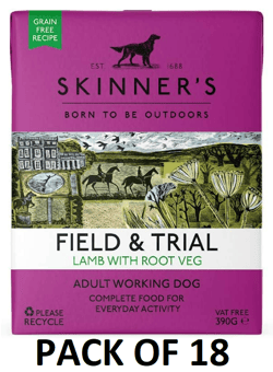 picture of Skinners Field & Trial Adult Wet Dog Food Lamb & Root Veg 18 x 390g - [CMW-SFTWAL0]