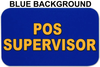 picture of POS Supervisor Insert Card for Professional Armbands - [IH-AB-POSS] - (HP)