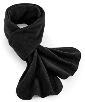 Picture of Beechfield Recycled Fleece Scarf - Black - [BT-B293R-BLK]