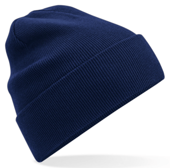 picture of Beechfield Organic Cotton Original Cuffed Beanie - Oxford Navy Blue - [BT-B45N-ONA]