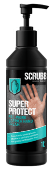picture of SCRUBB H21 Super Protect Barrier Cream 1L Bottle with Pump Top - [ORC-H21-CP100]