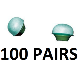 picture of MSA - RIGHT Replacement Pods For Banded - Pack of 100 Pairs - [MS-10087453] - (DISC-W)