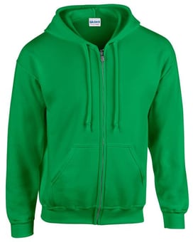 Picture of Gildan Heavy Blend - Adult Full Zip Hooded Sweatshirt - 279gm - Irish Green - BT-18600-IGR