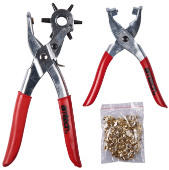 picture of Amtech Leather Punch and Eyelet Plier Set - [DK-B1460]