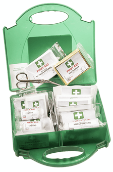 Picture of Portwest - FA11 - Workplace First Aid Kit 25+ - Green - BS8599-1 - [PW-FA11GNR]