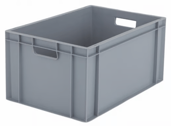 Picture of BiGDUG Euro Stacking Box - 290h x 400w x 600d mm - 54L - Grey - Box Deal of 10 - [IH-BDU-BNB4628G] - (LP)