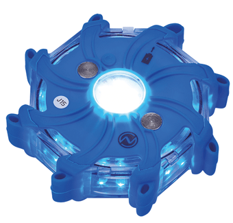 Picture of Blue Pulsar Rechargeable LED Warning Light - With Main & Vehicle Chargers - [NS-NSPULSARPRO-B]