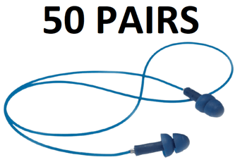 picture of MSA RIGHT Detectable Reusable Ear Corded Plugs - [MS-10087451] - (DISC-R)