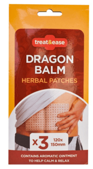 picture of Treat & Ease Dragon Balm Herbal Patches 3 Pack - [OTL-311328]