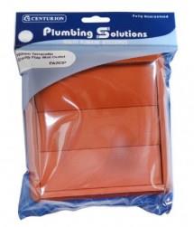 Picture of Gravity Flap Wall Outlet - Terracotta - 100mm - CTRN-CI-PA263P