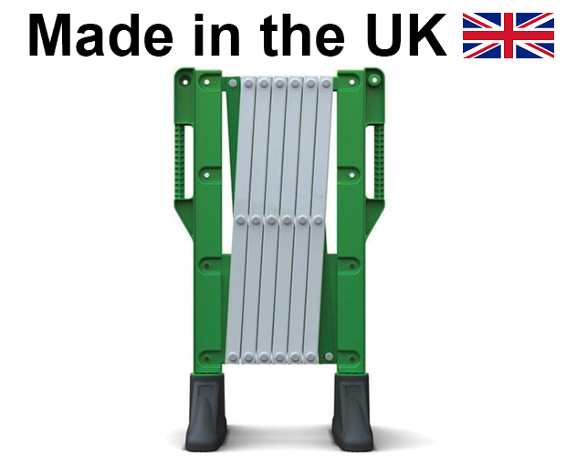 JSP - Expandable Barrier 3 Metre - Green White - [JS-KAZ110-00N-600]