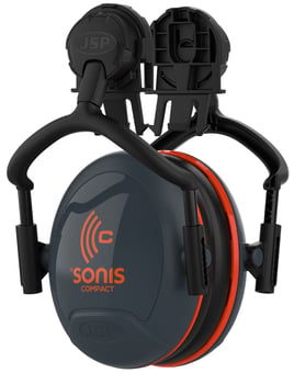 picture of JSP Sonis Compact Mounted Ear Defenders - 31dB SNR - [JS-AEB032-1CY-000]