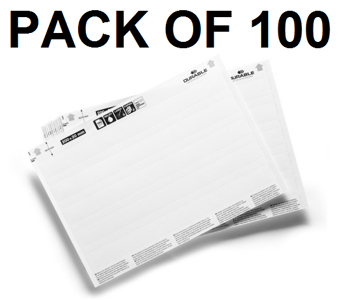 picture of Durable - Label Refill 200 x 20 mm - White - Pack of 100 - [DL-800002]