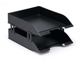 picture of Durable Black Risers Only - For Letter Tray Basic Pack of 4 - [DL-1701723060]