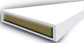picture of White Intumescent Fire Seal - 15mm x 1050mm - Resists Passage of fire for up to 60 Minutes - [HS-111-1081]