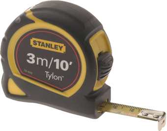 picture of Stanley Tools - Tylon™ Pocket Tape 3m/10ft (Width 12.7mm) - [TB-STA130686N]