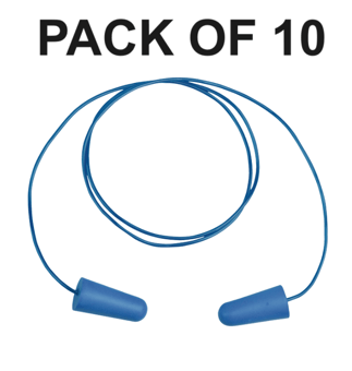 picture of Delta Plus Detectable Disposable Corded Earplugs SNR 36dB - Blue - Pack of 10 Pairs - [LH-CONICDE010] - (DISC-R)
