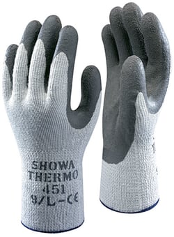 picture of Showa 451 Thermo Latex Grip Gloves - GL-SHO4512