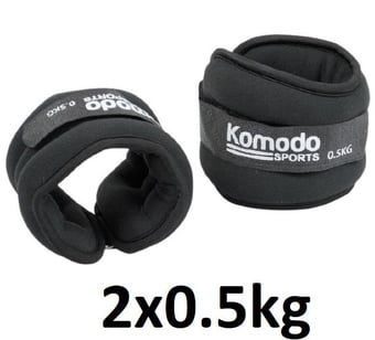 picture of Komodo Neoprene Ankle Weights - Pair - [TKB-NEO-ANK-1KG]