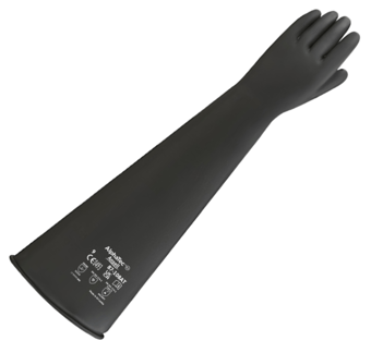 picture of Ansell AlphaTec 87-108AT Long-cuff Chemical Protection Gloves - Pair - AN-87-108AT