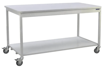 picture of Slingsby Mobile Heavy Duty Mailroom Workbench with Lower Shelf - 965H x 750D x 1530L mm - [SLB-389952] - (LP)