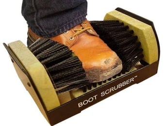 picture of Worksite Boot Cleaner & Scrubber - Complete with Mounting Screws and Anchors - [LC-W9003]