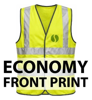 picture of Economy EasyPrint™ - FRONT PRINT - Print on any Hi Vis garment - Minimum of 12 Prints - Garment Not Included - [IH-EPFP]
