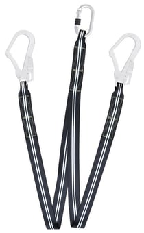 Picture of Kratos Flame Resistant Forked Webbing Lanyard - 1.5 mtr - [KR-FA4040015]