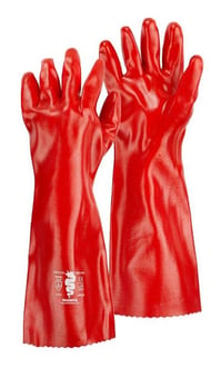 picture of Warrior Red PVC Gauntlets 18 Inches Pair - [MM-DWGL210]