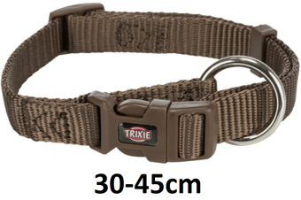 picture of Trixie Premium Dog Collar Hazelnut S-M 30-45cm/15mm - [CMW-TX201526]- (DISC-W)