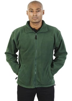 Picture of Absolute Apparel Heritage Full Zip Fleece - Bottle Green - AP-AA61-BGR
