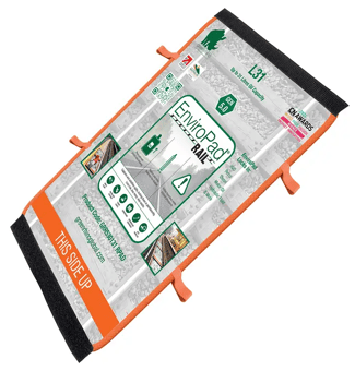 picture of Green Rhino EnviroPad Rail Spill Absorbent Mat - R40 - 1370 x 1230 mm - [GRH-GRR-530140-RPAD] - (LP)