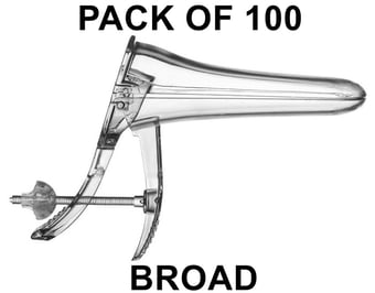 picture of Ultraspec Screening Vaginal Speculum - Broad - Clinically Clean - 100 Pack - [VC-9137]