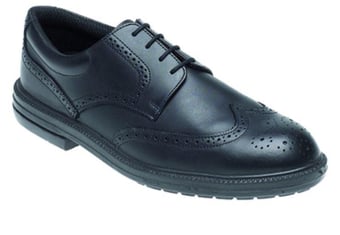 picture of Black Leather Brogue S1P - Safety Shoe - BR-912