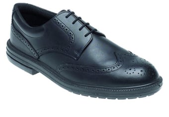 Picture of Black Leather Brogue S1P - Safety Shoe - BR-912