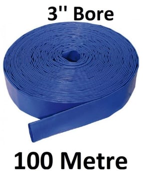 picture of Lightweight PVC Layflat Hose 3" Bore - 78.8mm O/D x 76mm - 100 Metre - [HP-LFL3/100]