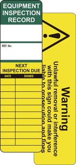Picture of Universal Inspection Tag Insert - [SCXO-CI-TG05-1]