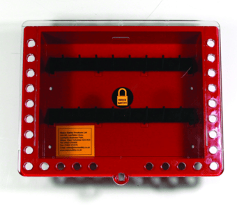 picture of Reece Wall Mounted Group Lockout Box - Red - [RS-GLB1-RED] - (LP)