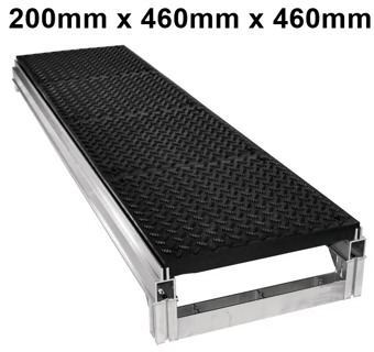 picture of Slingsby Foundation Modular Work Platform System - Diamond Plate - 200mm x 460mm x 460mm - [SLB-429364] - (LP)