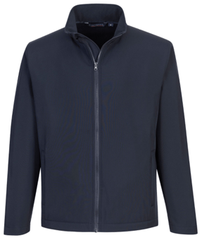 Picture of Portwest - TK20 Softshell Fleece Lined Jacket - Navy Blue - PW-TK20NAR