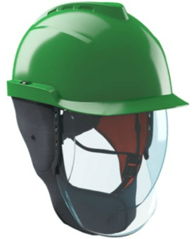 picture of MSA V-Gard 950 Class 2 Safety Helmet Non-Vented Green - [MS-GVF4A-C0AA00I-000]