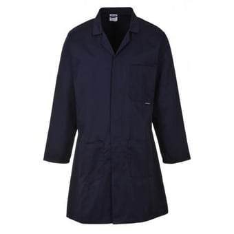 picture of Portwest 2852 - Standard Coat - Navy Blue - Fortis 245g - PW-2852NAR